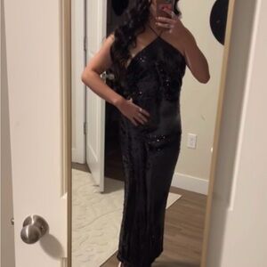 Altar'd State Black Sequin Dress